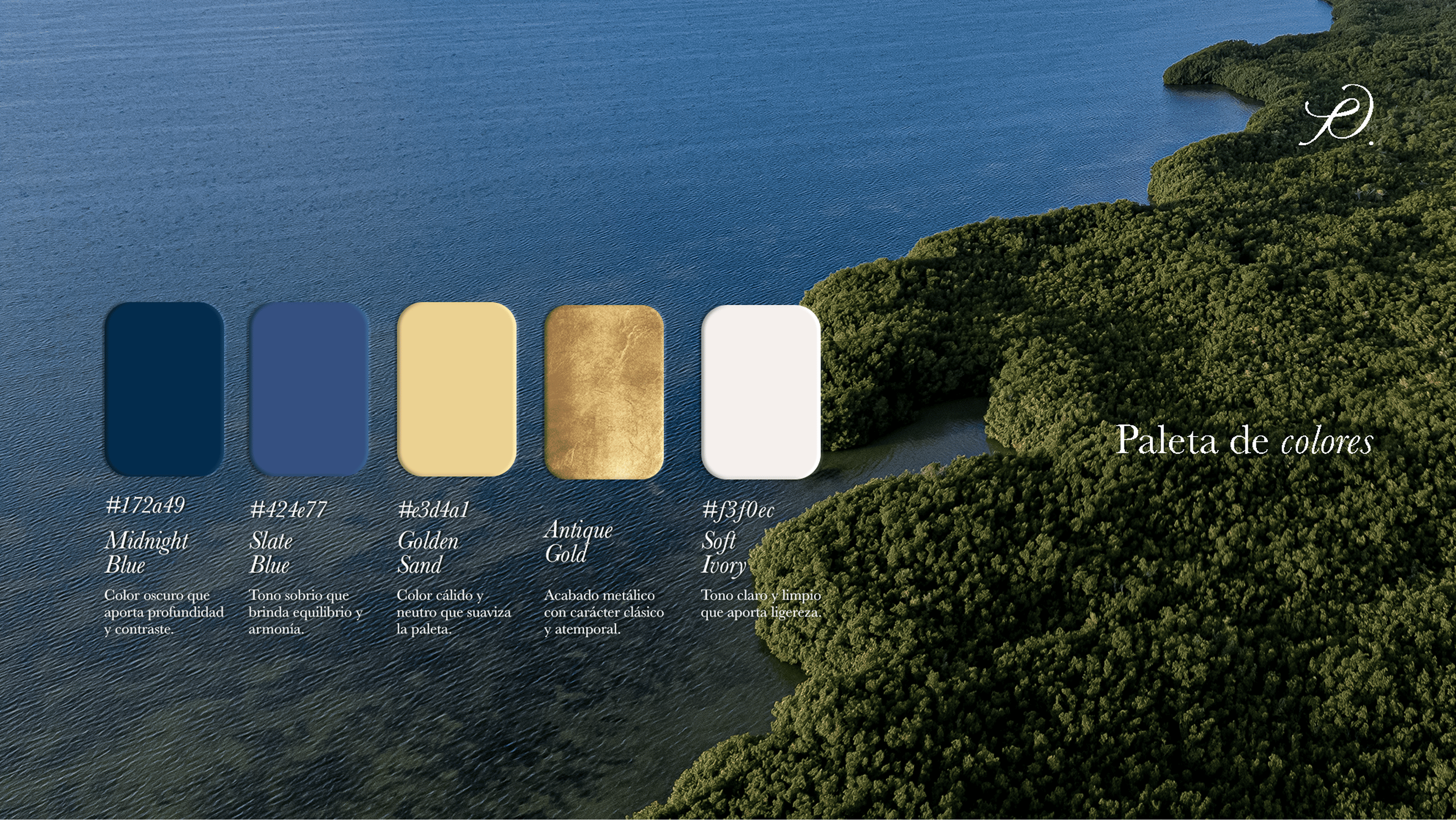 Paleta de Colores The Residences realizado Por BWE AGENCY México